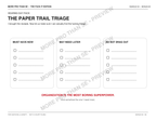 Watermarked Paper Trail Triage bonus page preview from Hearing Day Fuck It Edition