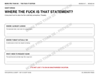 Watermarked Where the Fuck Is That Statement bonus page preview from Bundle 7 Fuck It Edition