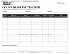Watermarked Court Deadline Tracker preview