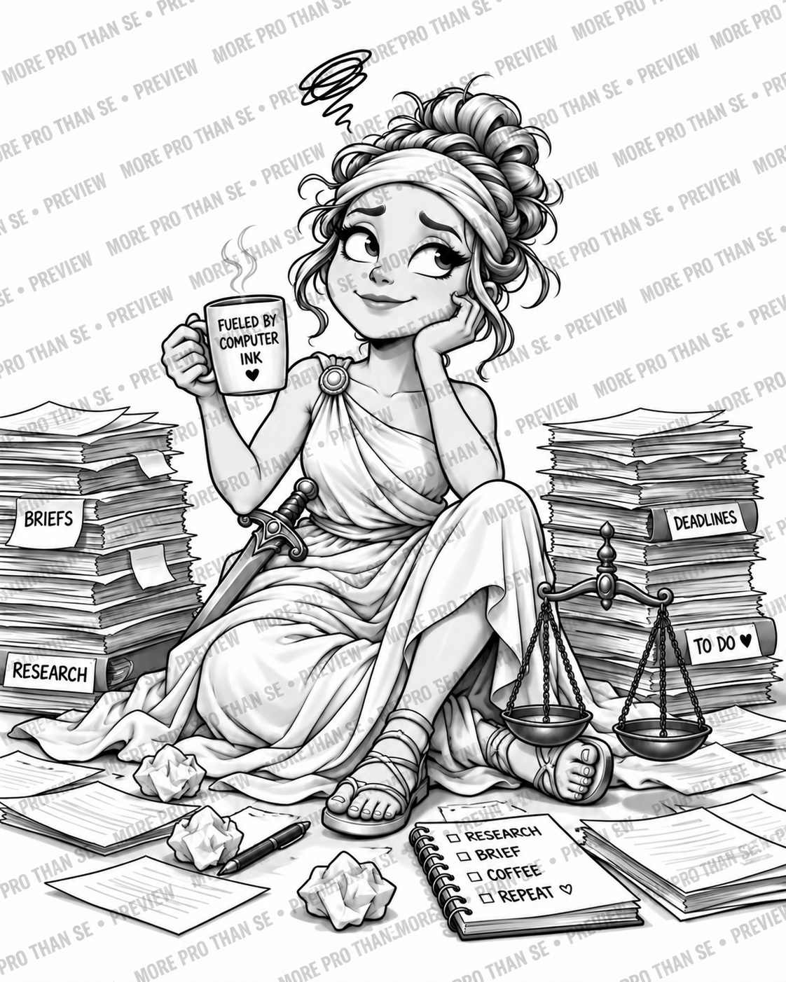 BUILD YOUR COURT BINDER - FUCK IT EDITION — watermarked preview