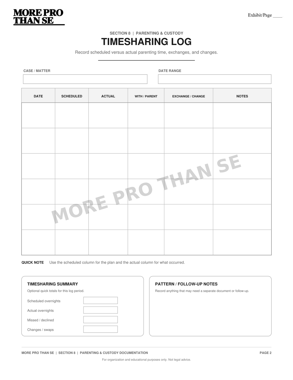 Single worksheet preview with one light More PRO Than Se watermark