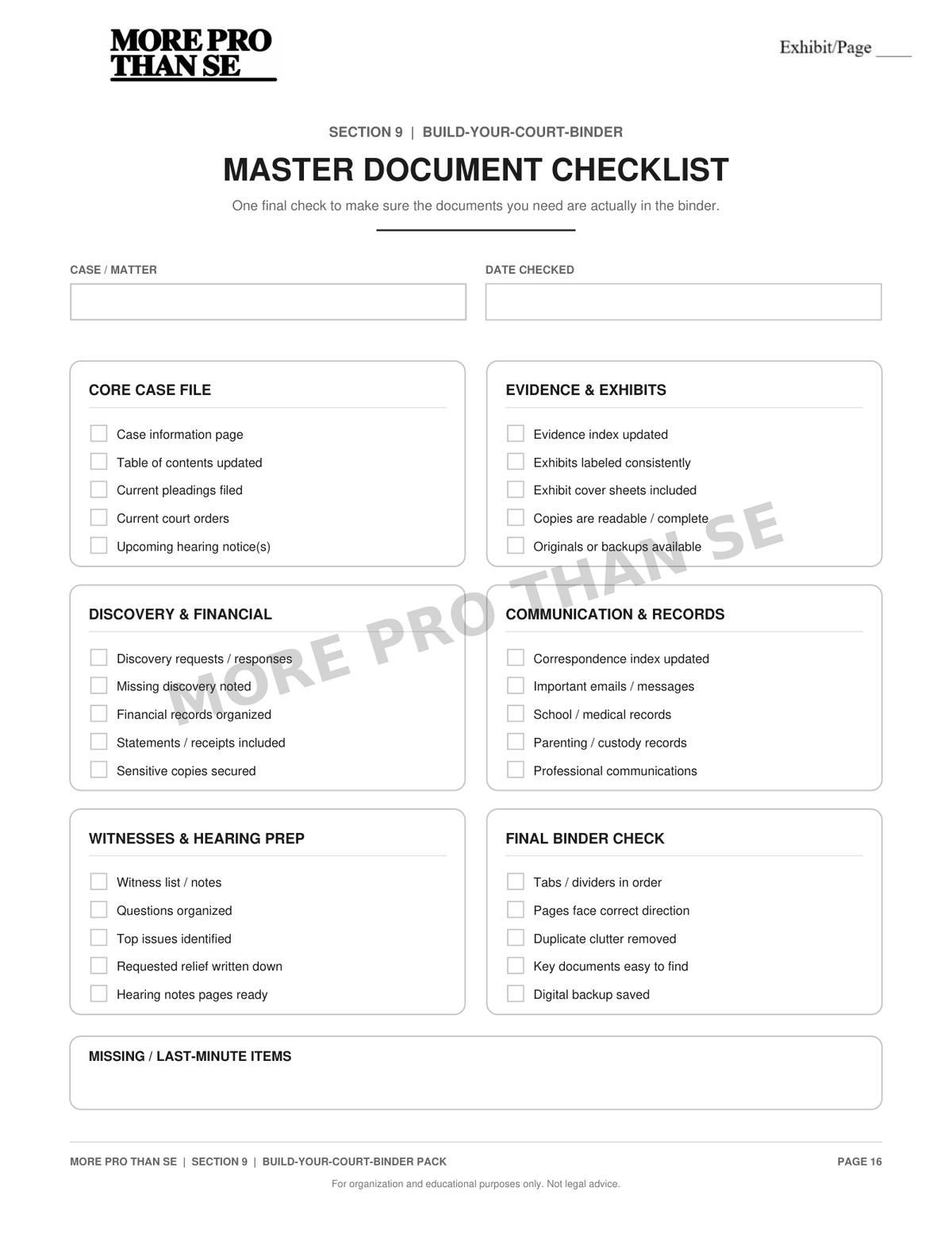 Single worksheet preview with one light More PRO Than Se watermark